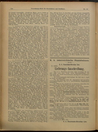 Verordnungs-Blatt für Eisenbahnen und Schiffahrt: Veröffentlichungen in Tarif- und Transport-Angelegenheiten 19010309 Seite: 12