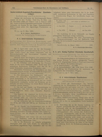 Verordnungs-Blatt für Eisenbahnen und Schiffahrt: Veröffentlichungen in Tarif- und Transport-Angelegenheiten 19010312 Seite: 12