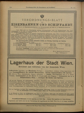 Verordnungs-Blatt für Eisenbahnen und Schiffahrt: Veröffentlichungen in Tarif- und Transport-Angelegenheiten 19010314 Seite: 16