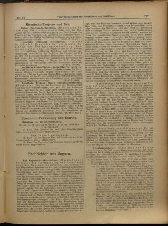 Verordnungs-Blatt für Eisenbahnen und Schiffahrt: Veröffentlichungen in Tarif- und Transport-Angelegenheiten 19010314 Seite: 5