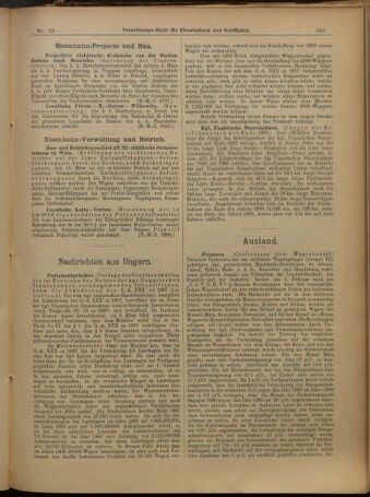 Verordnungs-Blatt für Eisenbahnen und Schiffahrt: Veröffentlichungen in Tarif- und Transport-Angelegenheiten 19010316 Seite: 15