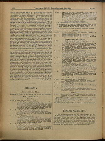 Verordnungs-Blatt für Eisenbahnen und Schiffahrt: Veröffentlichungen in Tarif- und Transport-Angelegenheiten 19010316 Seite: 16