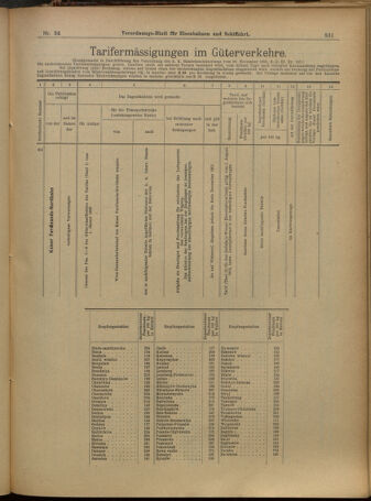 Verordnungs-Blatt für Eisenbahnen und Schiffahrt: Veröffentlichungen in Tarif- und Transport-Angelegenheiten 19010319 Seite: 15