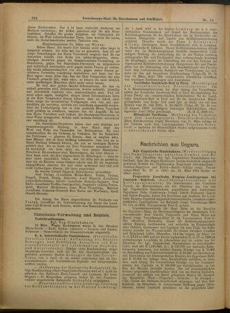 Verordnungs-Blatt für Eisenbahnen und Schiffahrt: Veröffentlichungen in Tarif- und Transport-Angelegenheiten 19010319 Seite: 8