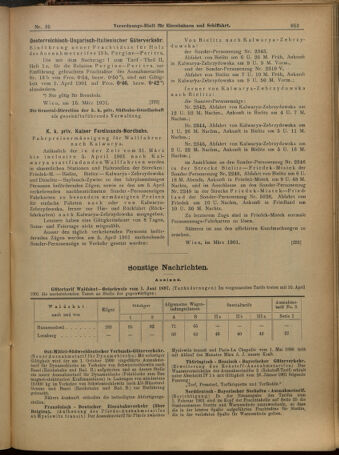 Verordnungs-Blatt für Eisenbahnen und Schiffahrt: Veröffentlichungen in Tarif- und Transport-Angelegenheiten 19010321 Seite: 13