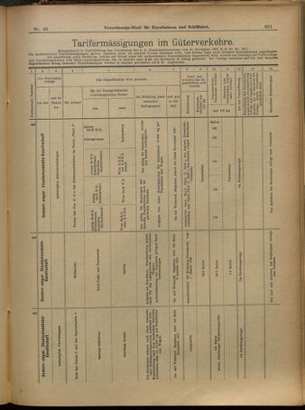 Verordnungs-Blatt für Eisenbahnen und Schiffahrt: Veröffentlichungen in Tarif- und Transport-Angelegenheiten 19010323 Seite: 21