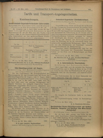 Verordnungs-Blatt für Eisenbahnen und Schiffahrt: Veröffentlichungen in Tarif- und Transport-Angelegenheiten 19010328 Seite: 13