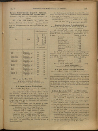 Verordnungs-Blatt für Eisenbahnen und Schiffahrt: Veröffentlichungen in Tarif- und Transport-Angelegenheiten 19010328 Seite: 15