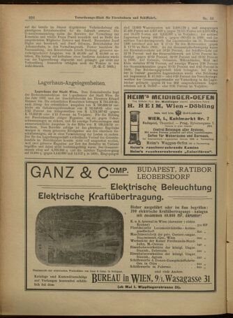 Verordnungs-Blatt für Eisenbahnen und Schiffahrt: Veröffentlichungen in Tarif- und Transport-Angelegenheiten 19010330 Seite: 10