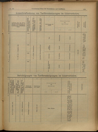 Verordnungs-Blatt für Eisenbahnen und Schiffahrt: Veröffentlichungen in Tarif- und Transport-Angelegenheiten 19010330 Seite: 23