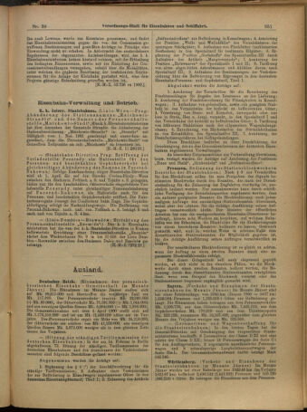 Verordnungs-Blatt für Eisenbahnen und Schiffahrt: Veröffentlichungen in Tarif- und Transport-Angelegenheiten 19010402 Seite: 11