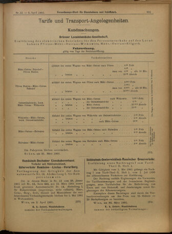 Verordnungs-Blatt für Eisenbahnen und Schiffahrt: Veröffentlichungen in Tarif- und Transport-Angelegenheiten 19010406 Seite: 12