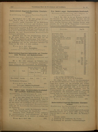 Verordnungs-Blatt für Eisenbahnen und Schiffahrt: Veröffentlichungen in Tarif- und Transport-Angelegenheiten 19010406 Seite: 13