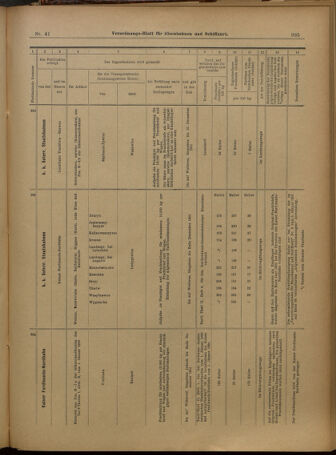 Verordnungs-Blatt für Eisenbahnen und Schiffahrt: Veröffentlichungen in Tarif- und Transport-Angelegenheiten 19010406 Seite: 16