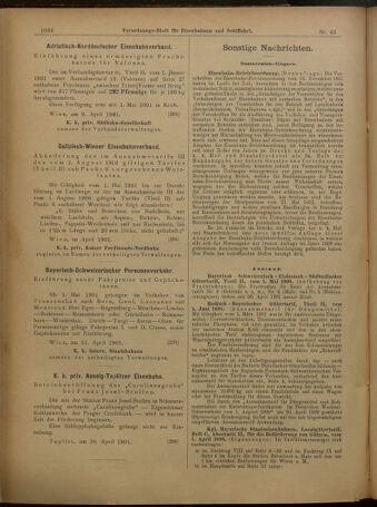 Verordnungs-Blatt für Eisenbahnen und Schiffahrt: Veröffentlichungen in Tarif- und Transport-Angelegenheiten 19010413 Seite: 10