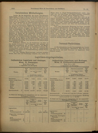 Verordnungs-Blatt für Eisenbahnen und Schiffahrt: Veröffentlichungen in Tarif- und Transport-Angelegenheiten 19010416 Seite: 7