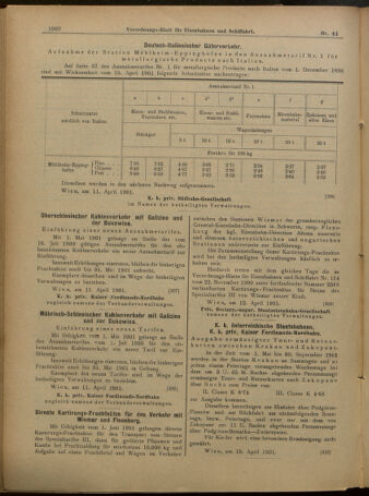 Verordnungs-Blatt für Eisenbahnen und Schiffahrt: Veröffentlichungen in Tarif- und Transport-Angelegenheiten 19010416 Seite: 9