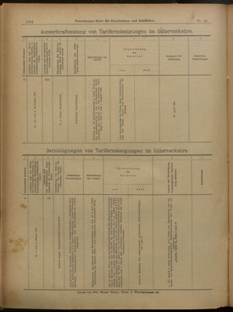 Verordnungs-Blatt für Eisenbahnen und Schiffahrt: Veröffentlichungen in Tarif- und Transport-Angelegenheiten 19010418 Seite: 16