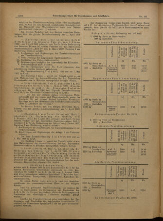 Verordnungs-Blatt für Eisenbahnen und Schiffahrt: Veröffentlichungen in Tarif- und Transport-Angelegenheiten 19010420 Seite: 14