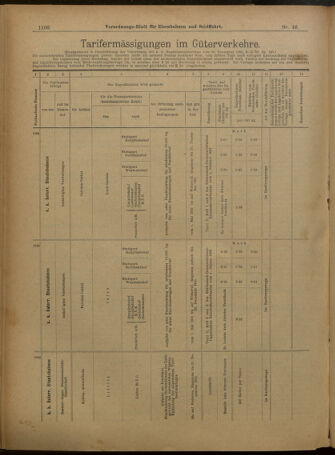 Verordnungs-Blatt für Eisenbahnen und Schiffahrt: Veröffentlichungen in Tarif- und Transport-Angelegenheiten 19010420 Seite: 16