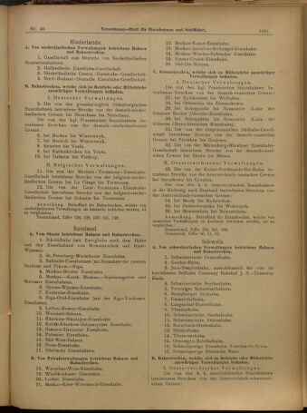 Verordnungs-Blatt für Eisenbahnen und Schiffahrt: Veröffentlichungen in Tarif- und Transport-Angelegenheiten 19010420 Seite: 7