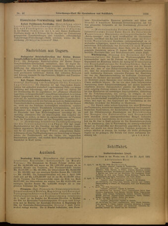 Verordnungs-Blatt für Eisenbahnen und Schiffahrt: Veröffentlichungen in Tarif- und Transport-Angelegenheiten 19010420 Seite: 9