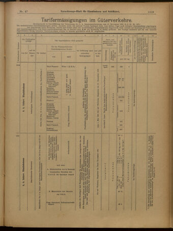 Verordnungs-Blatt für Eisenbahnen und Schiffahrt: Veröffentlichungen in Tarif- und Transport-Angelegenheiten 19010423 Seite: 15