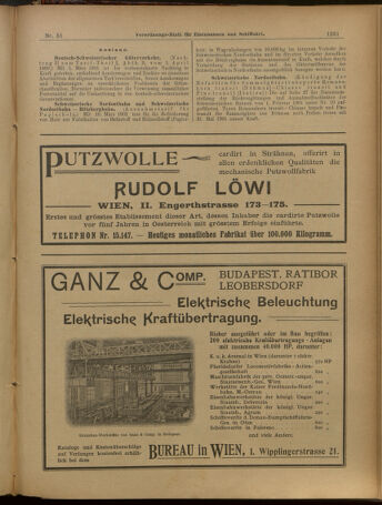 Verordnungs-Blatt für Eisenbahnen und Schiffahrt: Veröffentlichungen in Tarif- und Transport-Angelegenheiten 19010502 Seite: 11