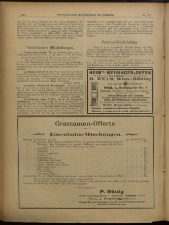 Verordnungs-Blatt für Eisenbahnen und Schiffahrt: Veröffentlichungen in Tarif- und Transport-Angelegenheiten 19010504 Seite: 12