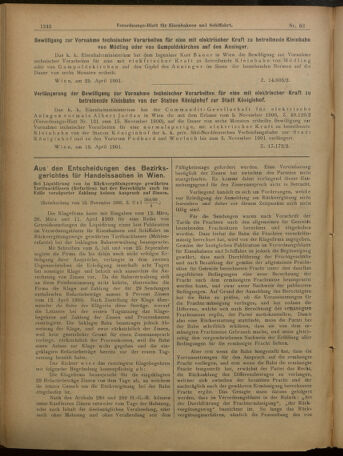 Verordnungs-Blatt für Eisenbahnen und Schiffahrt: Veröffentlichungen in Tarif- und Transport-Angelegenheiten 19010504 Seite: 2