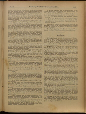 Verordnungs-Blatt für Eisenbahnen und Schiffahrt: Veröffentlichungen in Tarif- und Transport-Angelegenheiten 19010504 Seite: 9