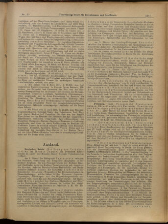 Verordnungs-Blatt für Eisenbahnen und Schiffahrt: Veröffentlichungen in Tarif- und Transport-Angelegenheiten 19010507 Seite: 7