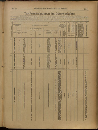 Verordnungs-Blatt für Eisenbahnen und Schiffahrt: Veröffentlichungen in Tarif- und Transport-Angelegenheiten 19010509 Seite: 27