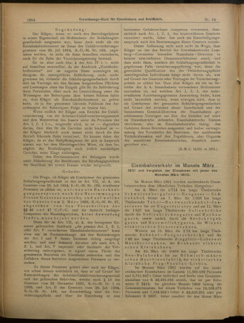 Verordnungs-Blatt für Eisenbahnen und Schiffahrt: Veröffentlichungen in Tarif- und Transport-Angelegenheiten 19010509 Seite: 4