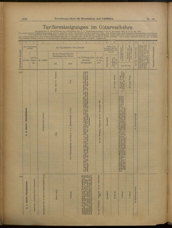 Verordnungs-Blatt für Eisenbahnen und Schiffahrt: Veröffentlichungen in Tarif- und Transport-Angelegenheiten 19010511 Seite: 20