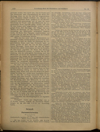 Verordnungs-Blatt für Eisenbahnen und Schiffahrt: Veröffentlichungen in Tarif- und Transport-Angelegenheiten 19010511 Seite: 4