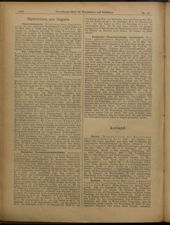 Verordnungs-Blatt für Eisenbahnen und Schiffahrt: Veröffentlichungen in Tarif- und Transport-Angelegenheiten 19010514 Seite: 15