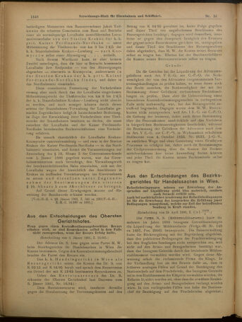 Verordnungs-Blatt für Eisenbahnen und Schiffahrt: Veröffentlichungen in Tarif- und Transport-Angelegenheiten 19010514 Seite: 2