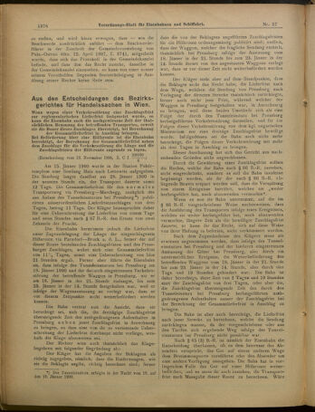 Verordnungs-Blatt für Eisenbahnen und Schiffahrt: Veröffentlichungen in Tarif- und Transport-Angelegenheiten 19010516 Seite: 2