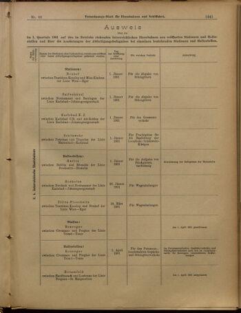 Verordnungs-Blatt für Eisenbahnen und Schiffahrt: Veröffentlichungen in Tarif- und Transport-Angelegenheiten 19010523 Seite: 13