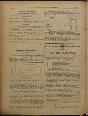 Verordnungs-Blatt für Eisenbahnen und Schiffahrt: Veröffentlichungen in Tarif- und Transport-Angelegenheiten 19010523 Seite: 18