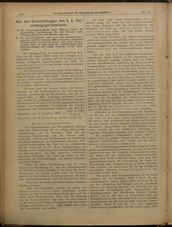 Verordnungs-Blatt für Eisenbahnen und Schiffahrt: Veröffentlichungen in Tarif- und Transport-Angelegenheiten 19010525 Seite: 2