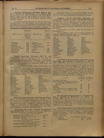 Verordnungs-Blatt für Eisenbahnen und Schiffahrt: Veröffentlichungen in Tarif- und Transport-Angelegenheiten 19010525 Seite: 21