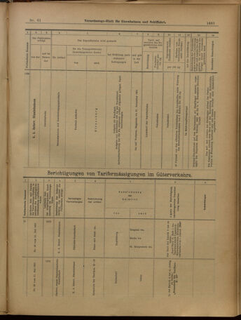 Verordnungs-Blatt für Eisenbahnen und Schiffahrt: Veröffentlichungen in Tarif- und Transport-Angelegenheiten 19010525 Seite: 27