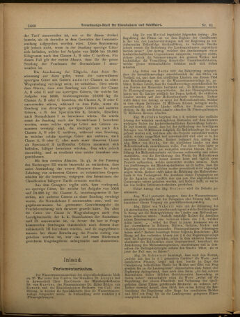 Verordnungs-Blatt für Eisenbahnen und Schiffahrt: Veröffentlichungen in Tarif- und Transport-Angelegenheiten 19010525 Seite: 4