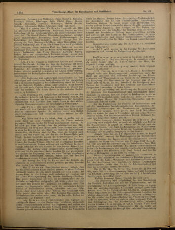 Verordnungs-Blatt für Eisenbahnen und Schiffahrt: Veröffentlichungen in Tarif- und Transport-Angelegenheiten 19010525 Seite: 8