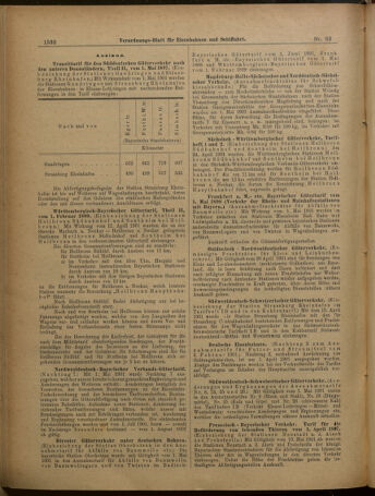 Verordnungs-Blatt für Eisenbahnen und Schiffahrt: Veröffentlichungen in Tarif- und Transport-Angelegenheiten 19010601 Seite: 16