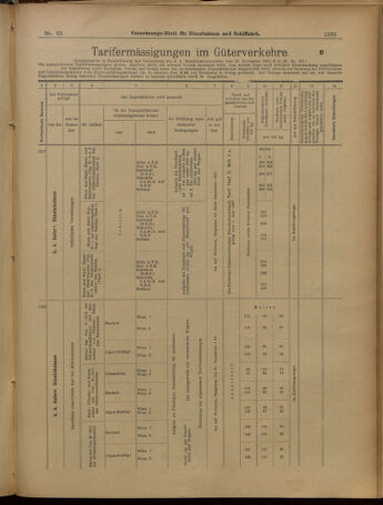 Verordnungs-Blatt für Eisenbahnen und Schiffahrt: Veröffentlichungen in Tarif- und Transport-Angelegenheiten 19010601 Seite: 19