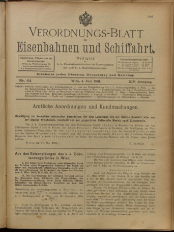 Verordnungs-Blatt für Eisenbahnen und Schiffahrt: Veröffentlichungen in Tarif- und Transport-Angelegenheiten