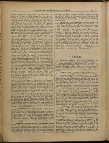 Verordnungs-Blatt für Eisenbahnen und Schiffahrt: Veröffentlichungen in Tarif- und Transport-Angelegenheiten 19010618 Seite: 4